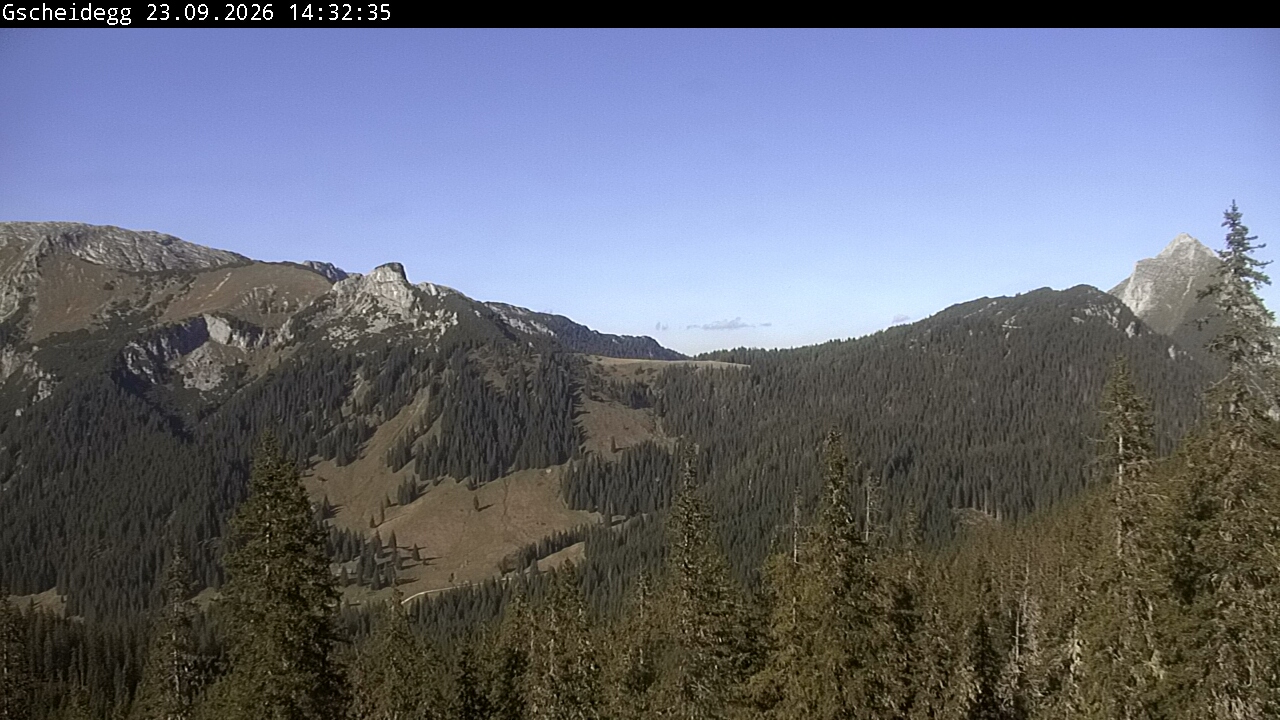 Blick auf Hochtorgruppe bis Lugauer