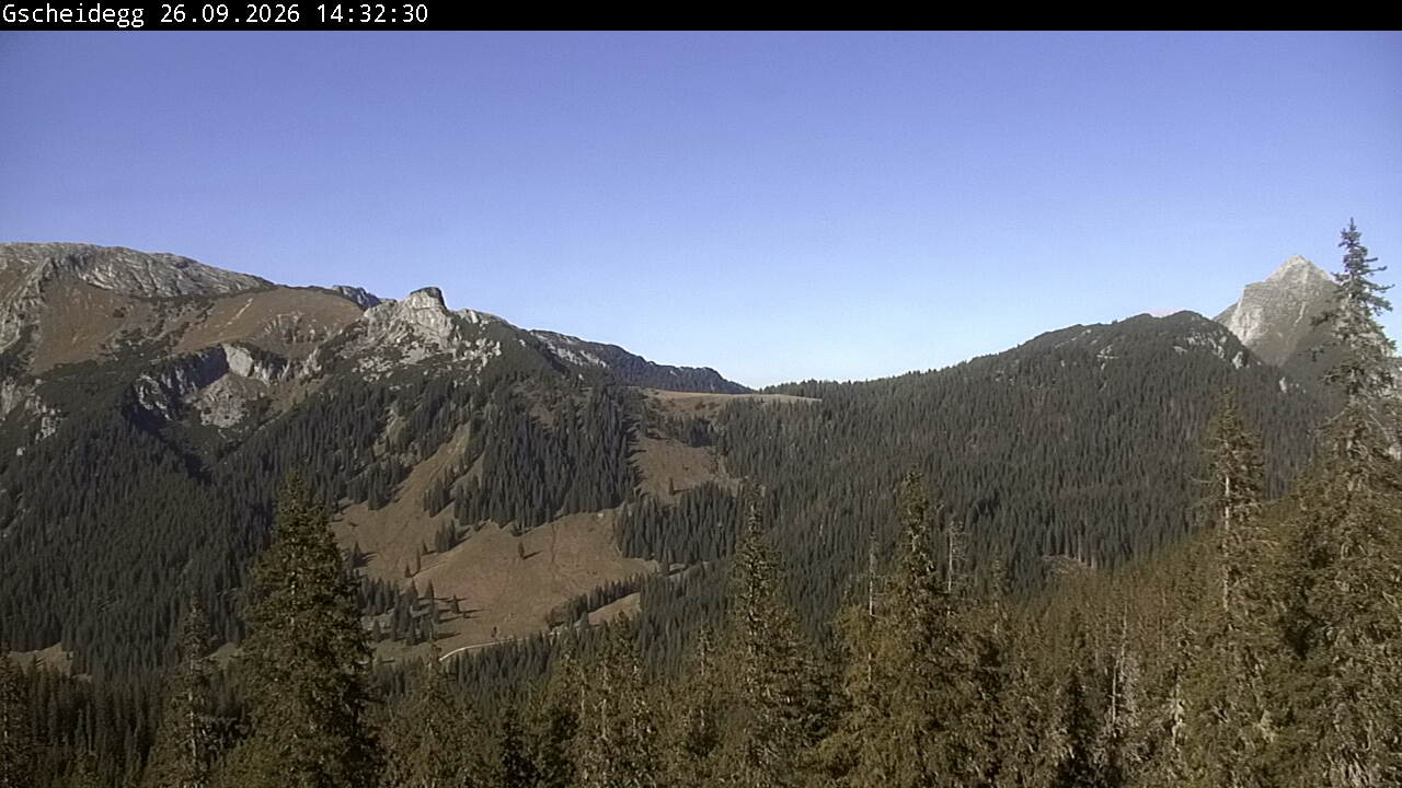 Blick auf Hochtorgruppe bis Lugauer