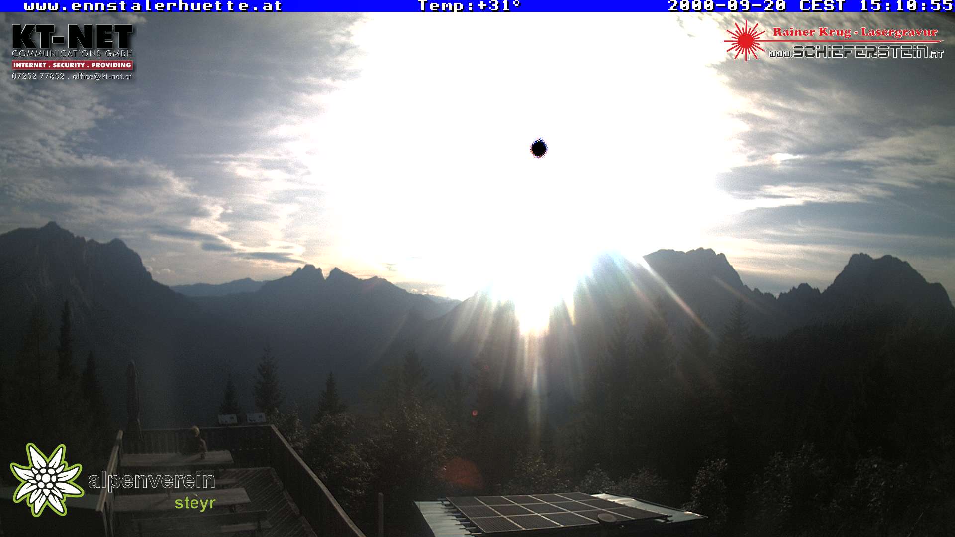 Blick auf Buchstein von Ennstalerhütte